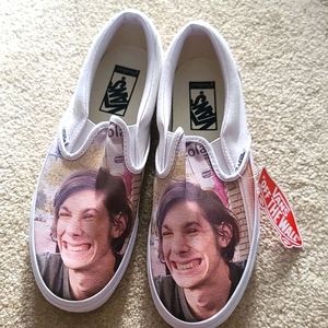 Vans Custom photo slip on Sneakers NWT - ready for painted customization
